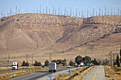 Wind turbines,California,USA