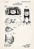Jack-o-lantern helmet patent,1903