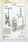 Fire escape patent,1882