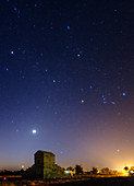 Night sky over tomb of Cyrus the Great