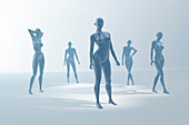 Mannequins,illustration