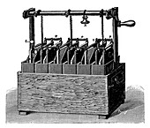 Chromic acid battery,19th century