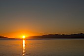 Sunrise over the Beagle channel