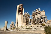A cement works at Tehachapi Pass