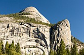 A cliff in the Yosemite Valley