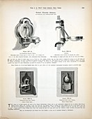 Folding urinal patent,1884