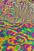 Nepal earthquake deformation,2015