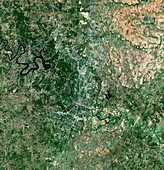 Austin,Texas,USA,satellite image