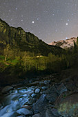 Stars over Lauterbrunnen,Switzerland