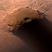 Olympus Mons,Mars,artwork