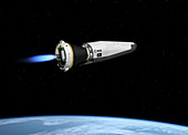 IXV re-entry vehicle,illustration