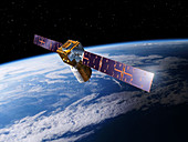 ADM-Aeolus satellite,illustration