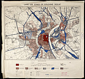 War map of Cologne,Germany