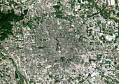 Beijing,China,satellite image