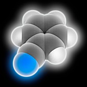 Benzonitrile molecule