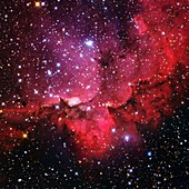 NGC 7380 star cluster,optical image