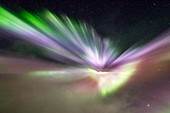 Aurora corona over Iceland