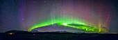 Aurora panorama in Iceland