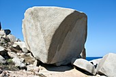 Granite boulder in Sardinia