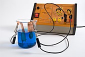 Copper sulphate electrolysis