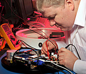 Detector electronics testing