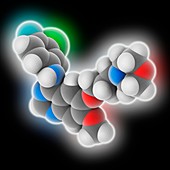Gefitinib drug molecule