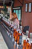 Bourbon bottling production line