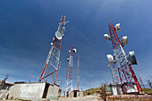 Communications towers,South America