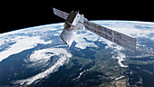 ADM-Aeolus satellite,illustration