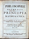 Title page of Principia Mathematica