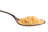 Couscous on a spoon