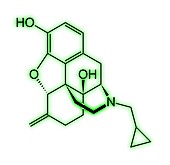 Nalmefene,molecular structure