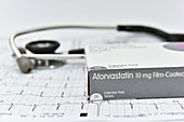 Atorvastatin cholesterol-lowering drug