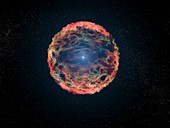 Supernova 1993J,illustration