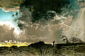 Thunderstorm,19th Century illustration