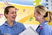 Nurses chatting