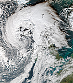 Storm Abigail,satellite image