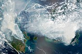 Indonesian forest fires,2015