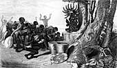 19th Century African religious ceremony