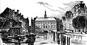 Amsterdam Stock Exchange,illustration