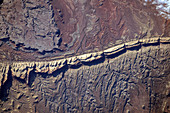 San Rafael reef,Utah,ISS image