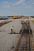Rail yard,Michigan,USA