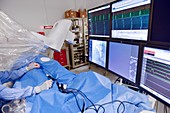 Cardiac ablation surgery screens