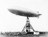 Hindenburg airship at NAS Lakehurst,USA
