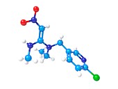 Nitenpyram molecule,Illustration