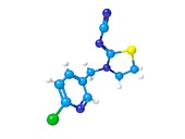 Thiacloprid molecule,Illustration