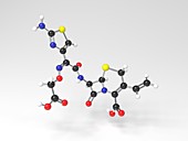 Cefixime molecule,Illustration