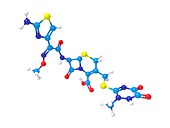 Ceftriaxone molecule,Illustration