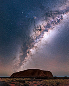 Milky Way over Uluru,Australia