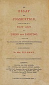 Essay on Combustion,1794